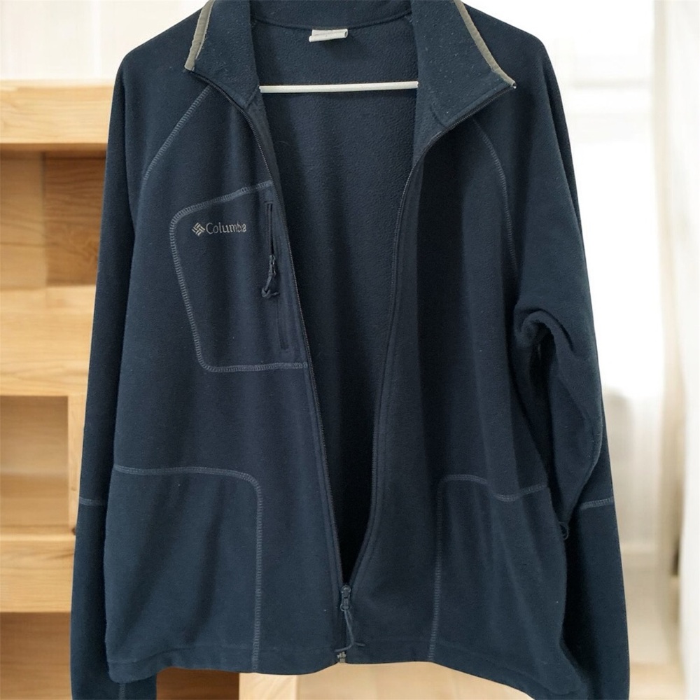 COLUMBIA MENS FLEECE JACKET SIZE L